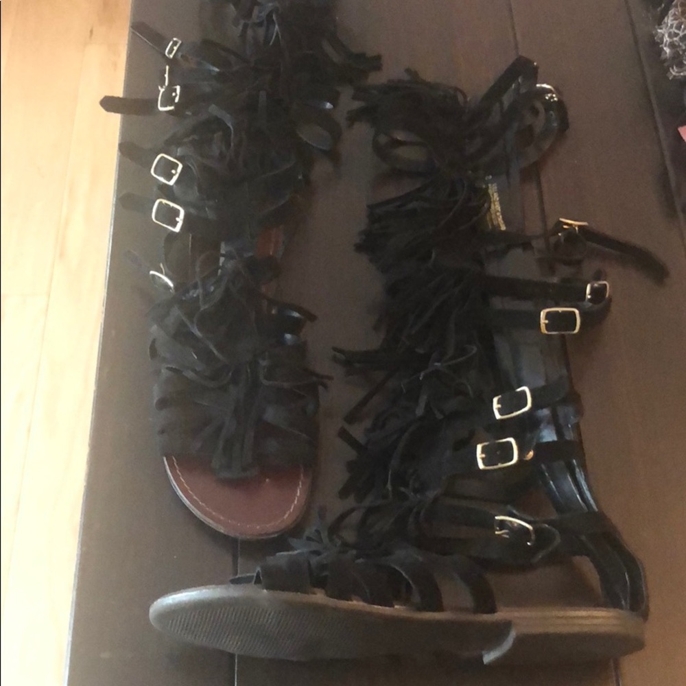 Steve Madden suede gladiator sandals